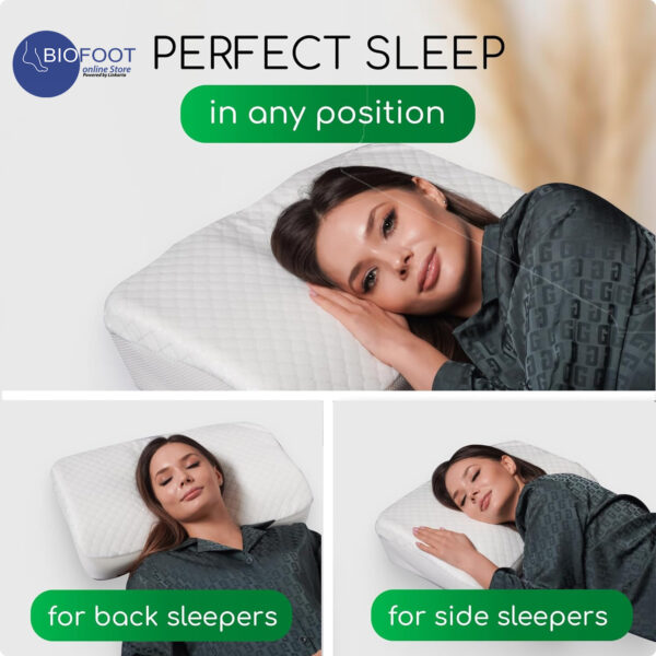Comforto Cervical Orthopedic Memory Foam Pillow - Image 5