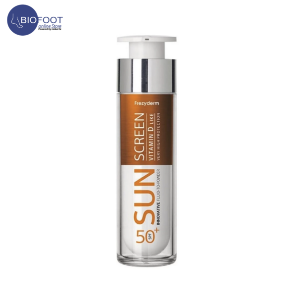 FrezyDerm Sun Screen Fluid to Powder 50+ SPF Very High Protection 50ml