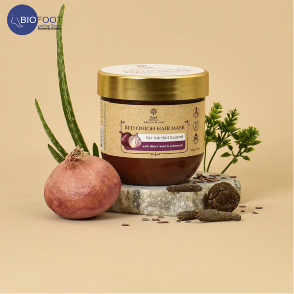 Khadi Red Onion Hair Mask for Hairfall Control 200g