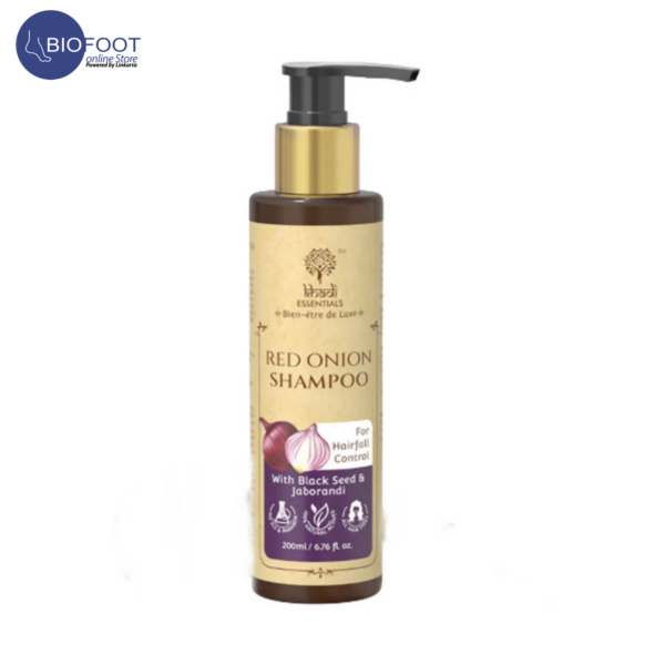 Khadi Red Onion Shampoo for Healthy Hair & Scalp 200ml