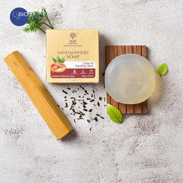 Khadi Sandalwood Soap Clear & Healthy Skin 100g