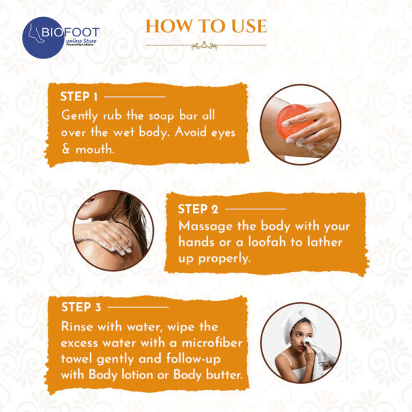 Khadi Vitamin C & Orange Soap Anti Tan & Glow 100g - Image 3