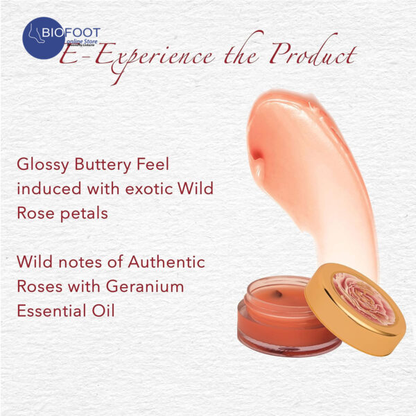 Khadi Wild Rose Lip Blam SPF20 5g - Image 4