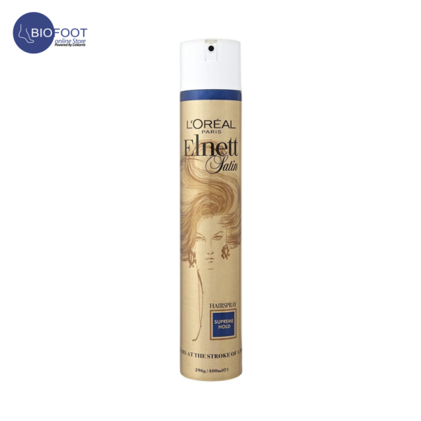 Loreal Paris Elnett Supreme Hold Hair Spray Clear 400ml - Image 3