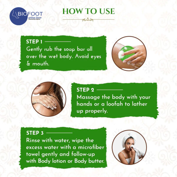 Khadi Neem Tulsi Soap Cleanses & Purifies Skin 100g - Image 2