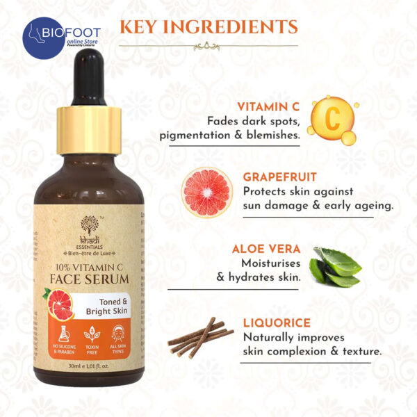 Khadi 10% Vitamin C Face Surem 30ml - Image 2