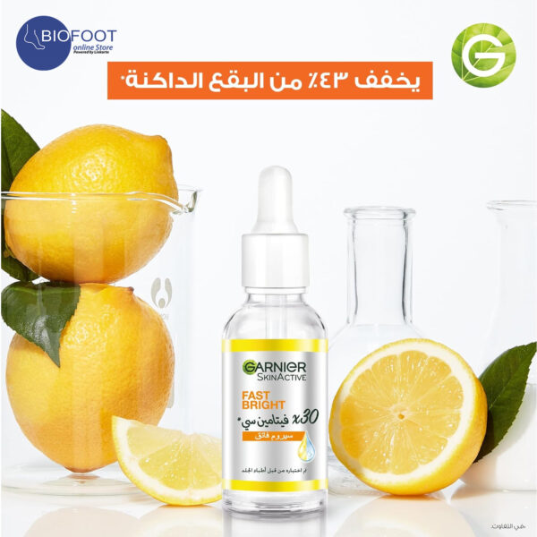 Garnier Skin Active Fast Bright 30* Vitamin C Booster Serum 15ml - Image 2