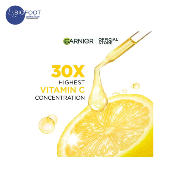 Garnier Skin Active Fast Bright 30* Vitamin C Booster Serum 15ml - Image 4