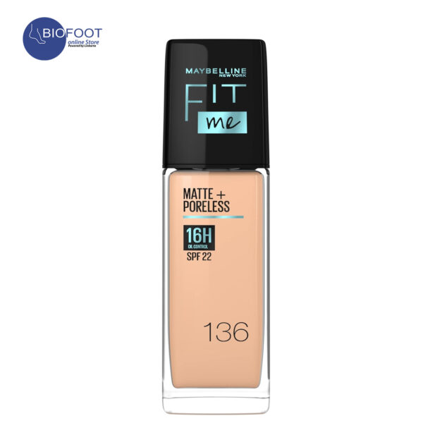 Maybelline Fit Me Matte + Poreless 16H SPF22 136 30ml