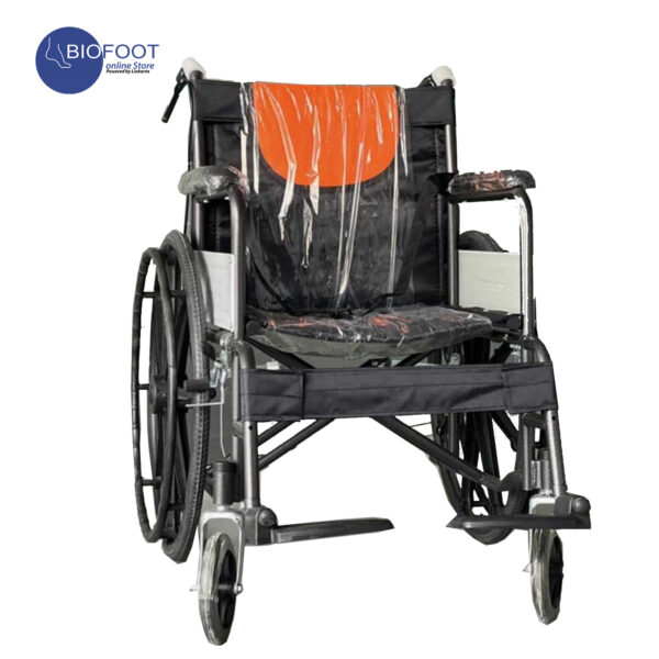 Oximed Standard Manual Lightweight Folding Travel Wheelchair 909TB - Image 2