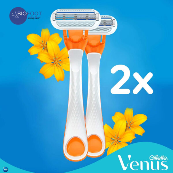 Gillette Venus Riviera Disposable Razor 2's - Image 3