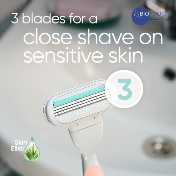 Gillette Venus Smooth Sensitive Razor For Sensitive Skin - Image 4