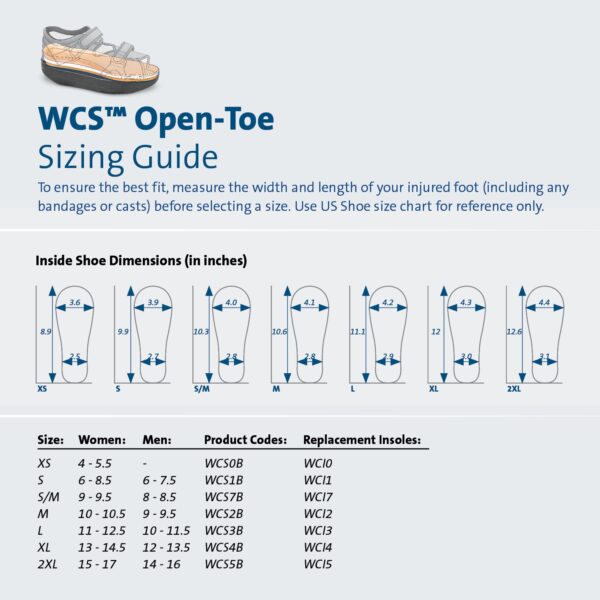 Darco Wound Care Shoe System - Open Toe WCS5B 2XL - Image 2