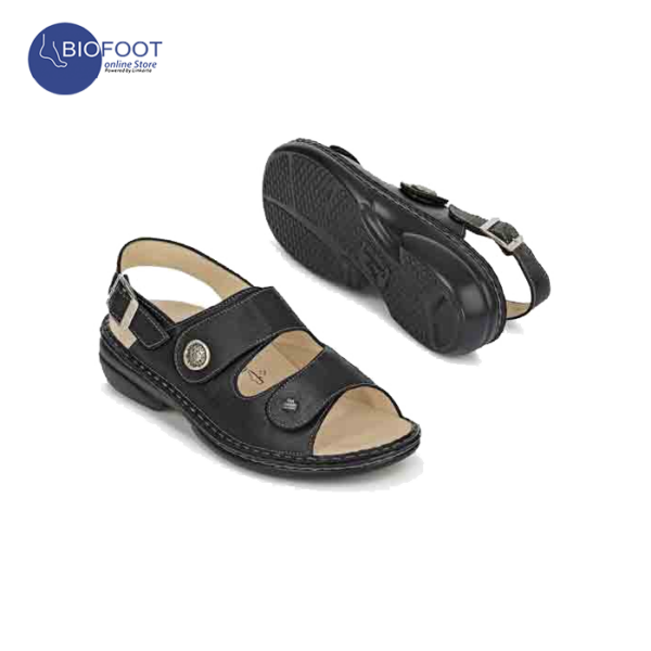Finn comfort Isera Black Ladies Sandals - Image 2