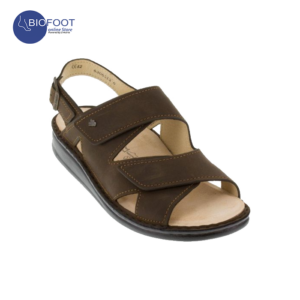 Finn comfort Toro Mens Nubuck Leather Comfort Soft Velcro Sandals
