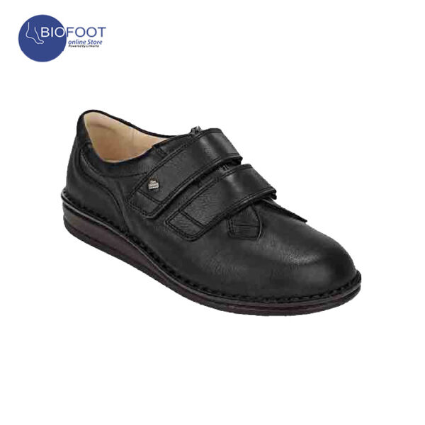 Finn comfort 96109 Diabetic Black Leather Shoes for Men - Image 2