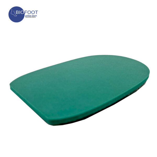BIOFOOT 4mm Silicone Gel Heel Pads + 3mm Poron Top Cover, Supportive Heel Cups for Foot Pain Relief, Plantar Fasciitis Comfort Insoles, Cushion Inserts (1 Pair: Left & Right Feet)