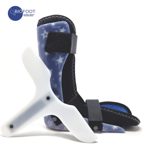 BIOFOOT Pediatric Ankle Foot Orthosis (AFO) /Night splint, Foot Brace for Children and toddlers with stability 90 degrees support and soft padding. - Image 2