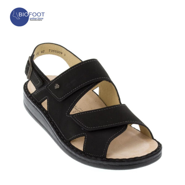 Finn comfort Toro Mens Nubuck Leather Comfort Soft Velcro Sandals - Image 2