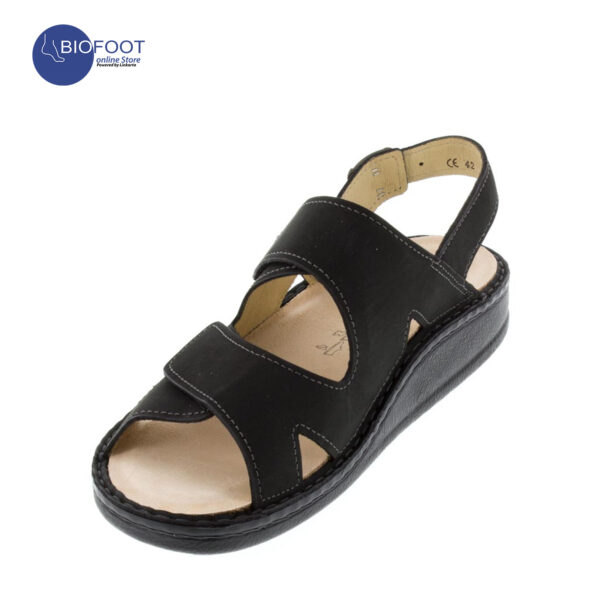 Finn comfort Toro Mens Nubuck Leather Comfort Soft Velcro Sandals - Image 3