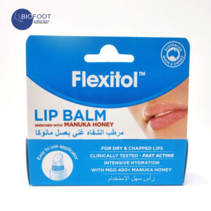 Flexitol Lip Balm Enriched with Manuka Honey Moisturizing  & Relieving 10g
