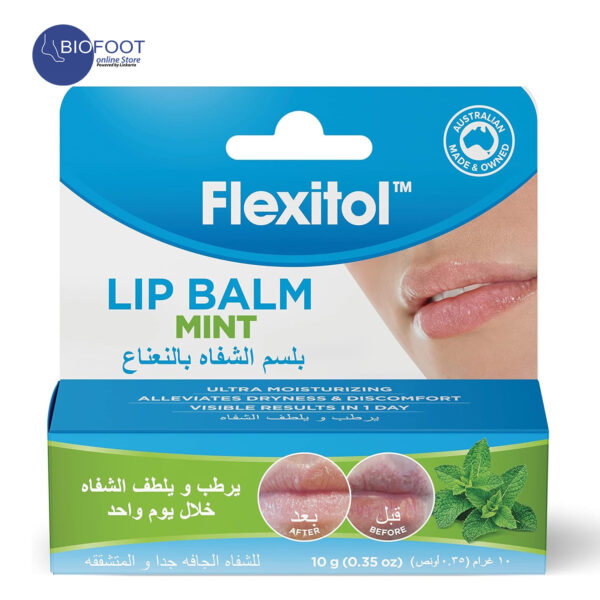 Flexitol Lip Balm Mint Ultra Moisturizing 10g
