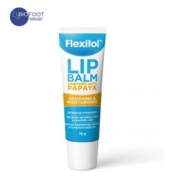 Flexitol Lip Balm Enriched With Papaya Soothing & Moisturizing 10g - Image 3