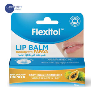 Flexitol Lip Balm Enriched With Papaya Soothing & Moisturizing 10g