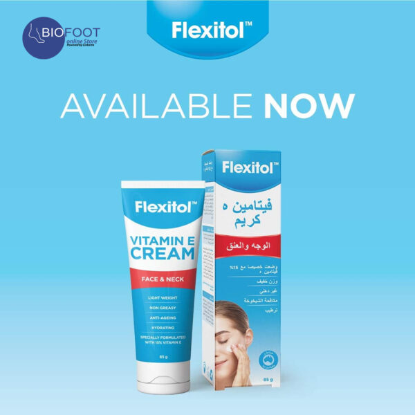 Flexitol Vitamin E Cream for Face & Neck 85g - Image 2