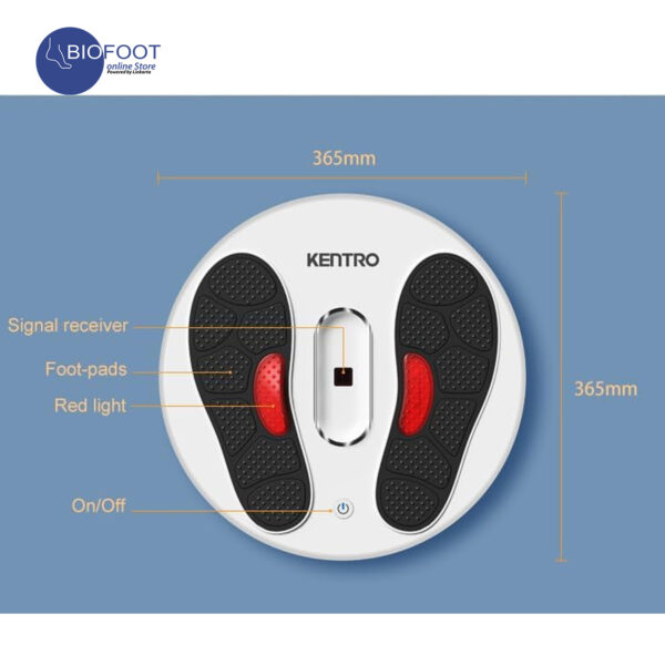 Kentro TENS & EMS Neuropathy Physiotherapy Foot Massage Smart Pulse for Pain Relief, Blood Circulation, Muscle Relax Therapy, Electric Muscle Stimulation for Nerve & Chronic Pain, Arthritis, Sciatica - Image 7