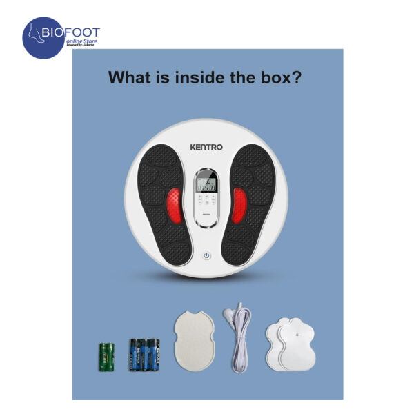Kentro TENS & EMS Neuropathy Physiotherapy Foot Massage Smart Pulse for Pain Relief, Blood Circulation, Muscle Relax Therapy, Electric Muscle Stimulation for Nerve & Chronic Pain, Arthritis, Sciatica - Image 6