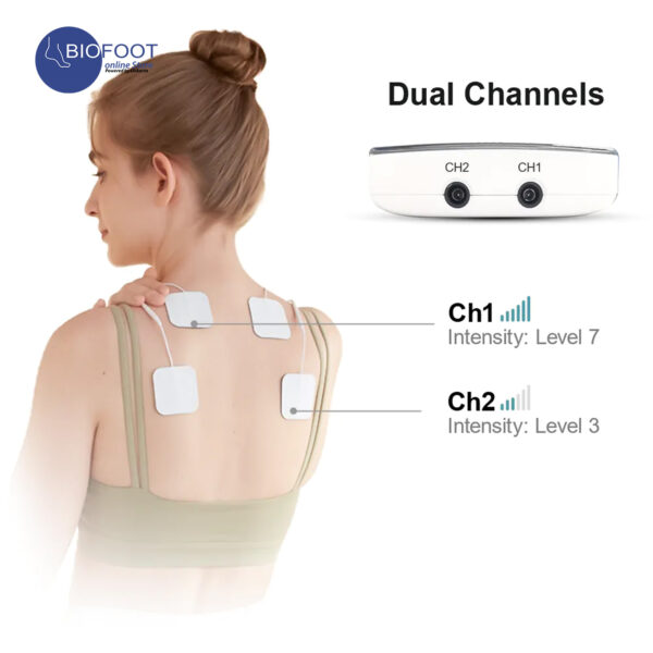 Kentro TENS & EMS & Fitness 3 in 1 Combination Multi-Function Physiotherapy Device Unisex Adult Muscle Simulator with 50 Massage Modes for Pain Relief & Muscle Training, KTR-2610 - Image 9
