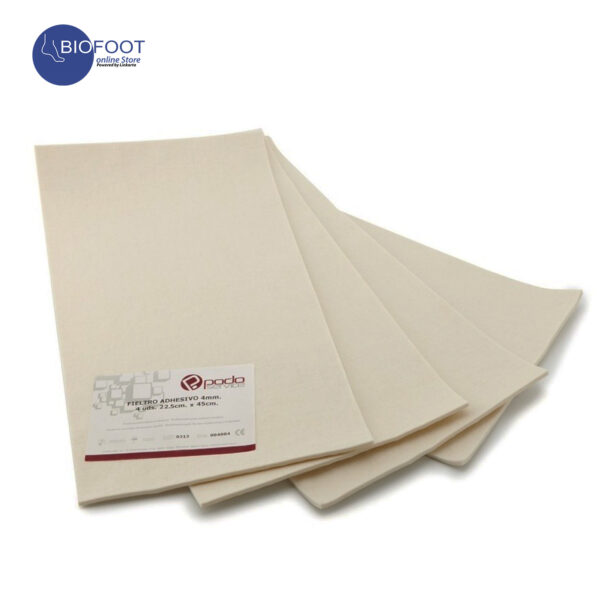 Namrol Hapla Podo Service Adhesive Felt (Fieltro Adhesive) 4 Compressed Sheets 22,5cm x 45cm.