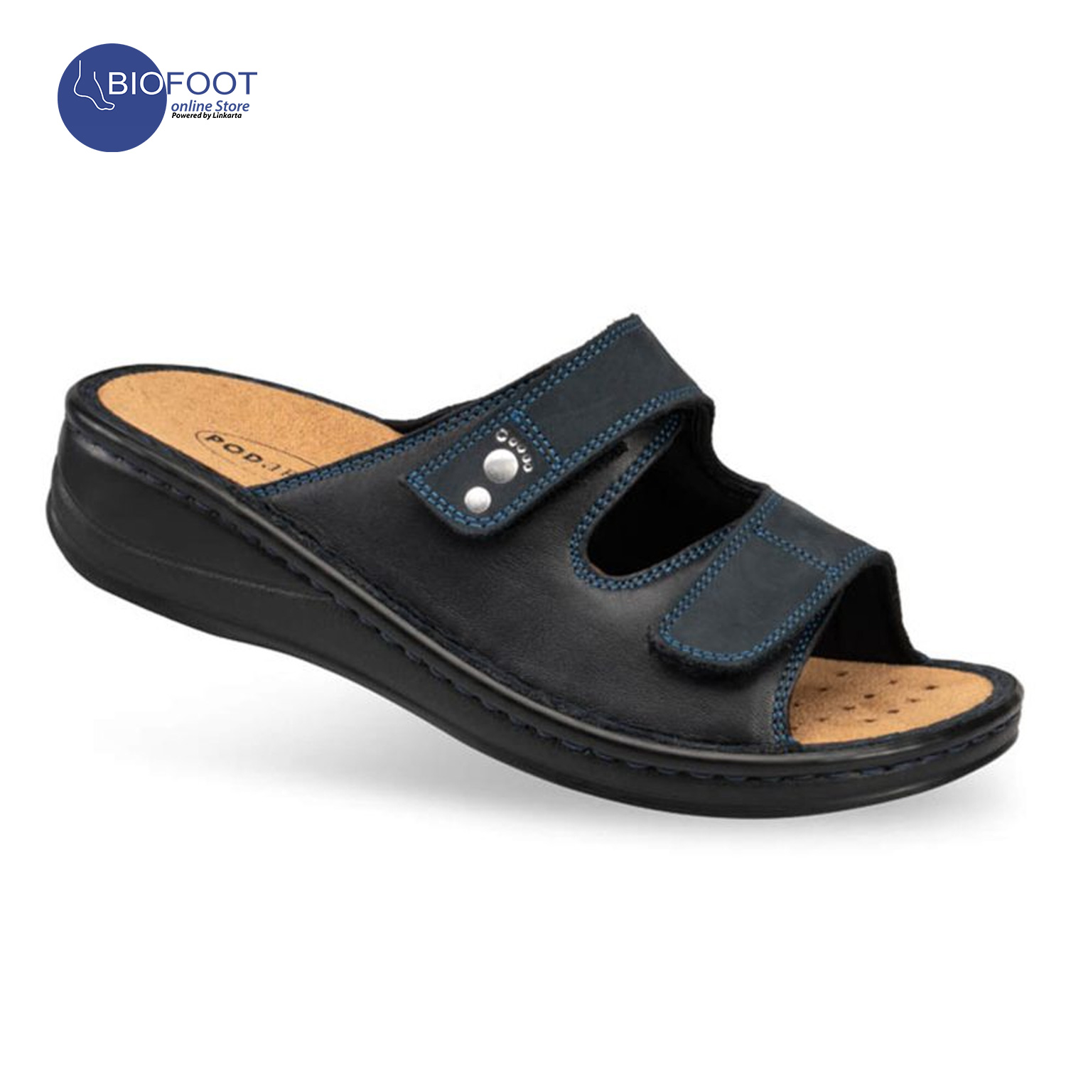 Buy Podartis ALIPES blu Women slipper SR11090 Online Dubai UAE Linkarta