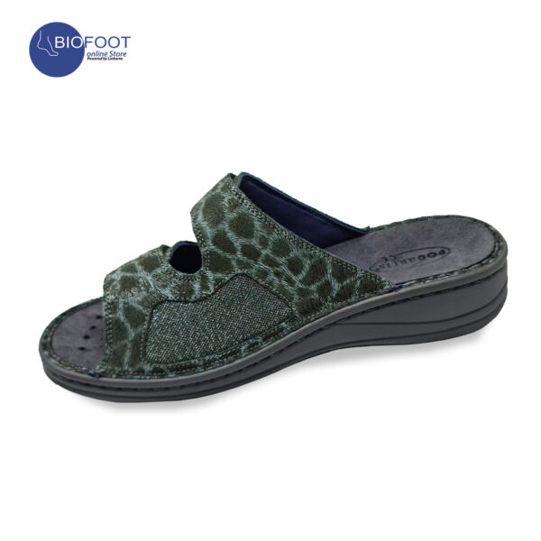 Podartis Alipes Safari Olive Green Ladies slipper SR10123 - Image 2
