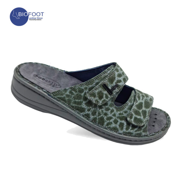 Podartis Alipes Safari Olive Green Ladies slipper SR10123