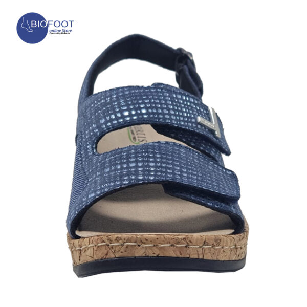 Podartis Mandy Net Blue Sandals for Ladies SR631530 - Image 3
