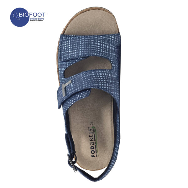 Podartis Mandy Net Blue Sandals for Ladies SR631530 - Image 4