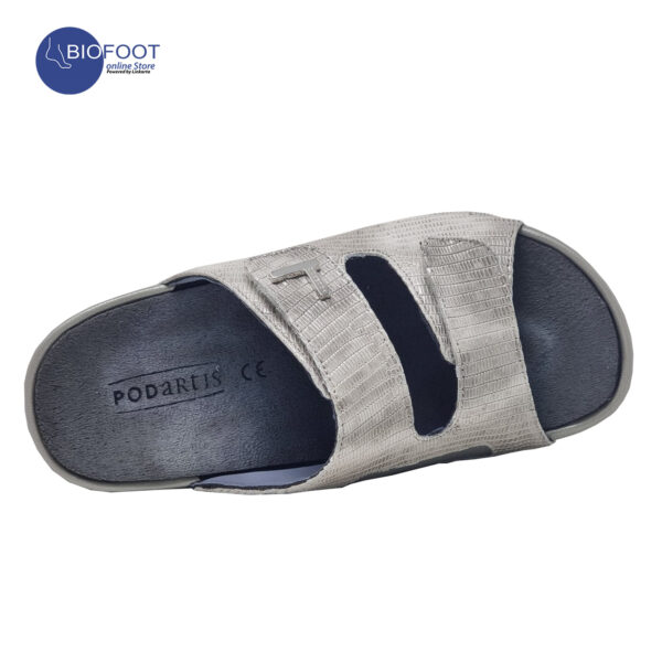 Podartis Positano Tejus Oyster Grey Sandals for Ladies SR68405 - Image 4