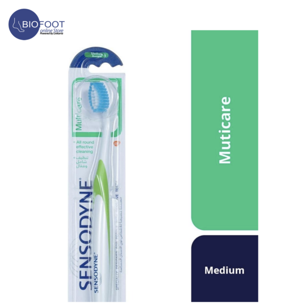 Sensodyne Multi Care Toothbrush For Sensitive Teeth Medium Multi-Colour - Image 3