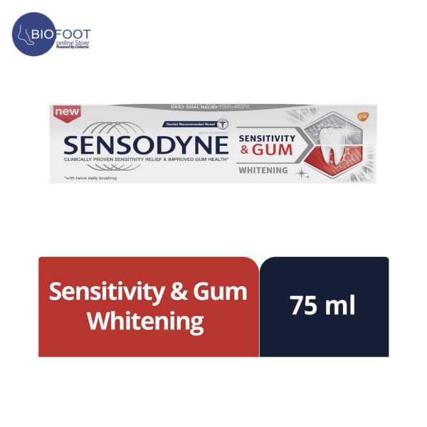 Sensodyne Sensitivity & Gum Whitening Tooth Paste 75ml - Image 3