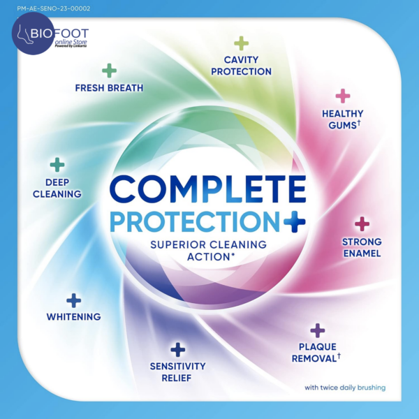 Sensodyne Tooth Paste Complete Protection Advanced Whitening for Sensitive Teeth, 75ml - Image 6