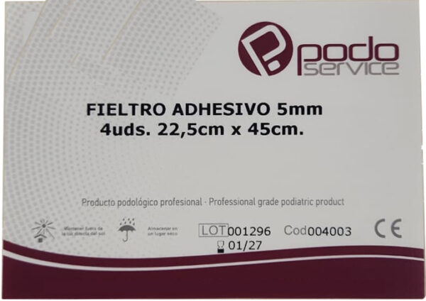 Namrol Hapla Podo Service Adhesive Felt (Fieltro Adhesive) 4 Compressed Sheets 22,5cm x 45cm. - Image 2