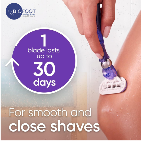 Gillette Venus Deluxe Smooth Swirl  1 Razor 2 Refill Blade - Image 2