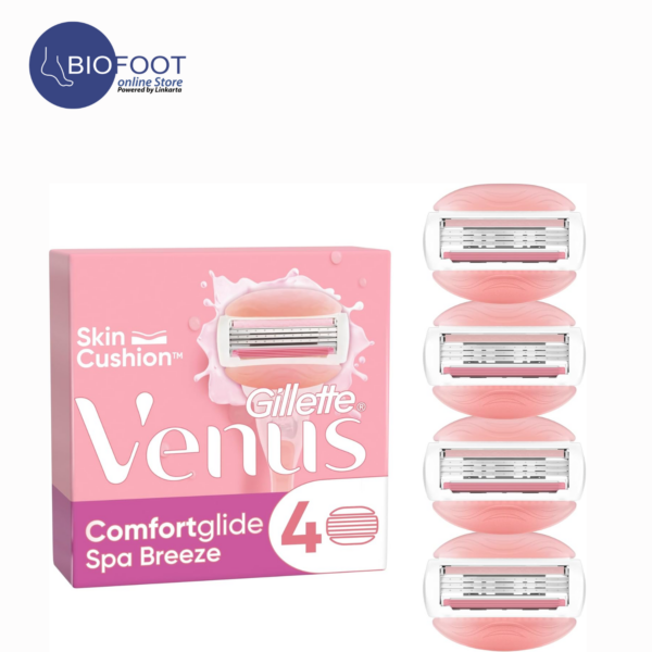 Gillette Venus Comfort Glide Spa Breeze 3 Blades 4pc - Image 5