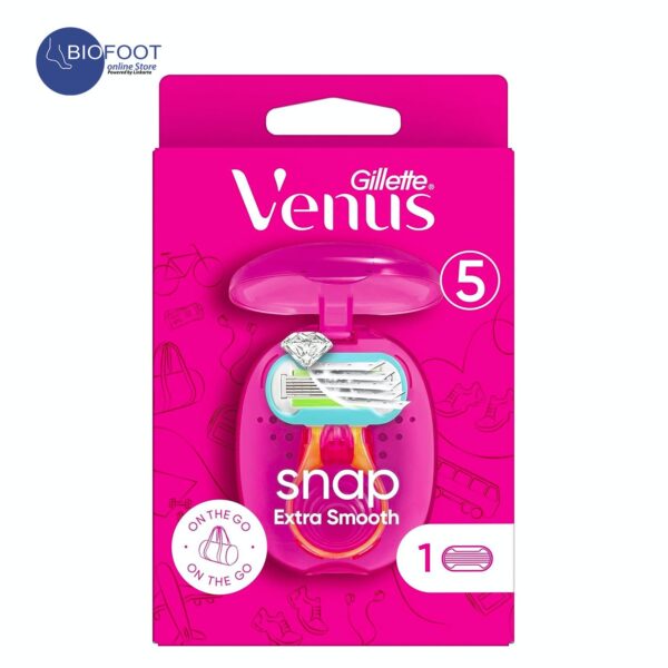 Gillette Venus Snap Extra Smooth on the go  5 Blades 1pc