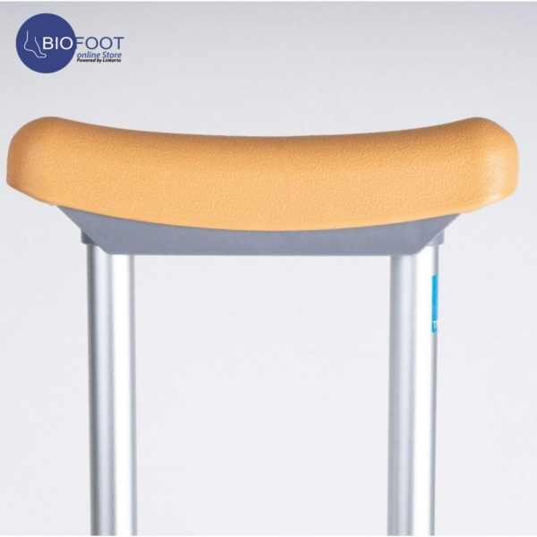 Euromed Underarm Crutches 925-with Adjustable Height is Suitable for Adults, Seniors, Elderly, Patients, and Individuals with Bone Fractures - Image 4