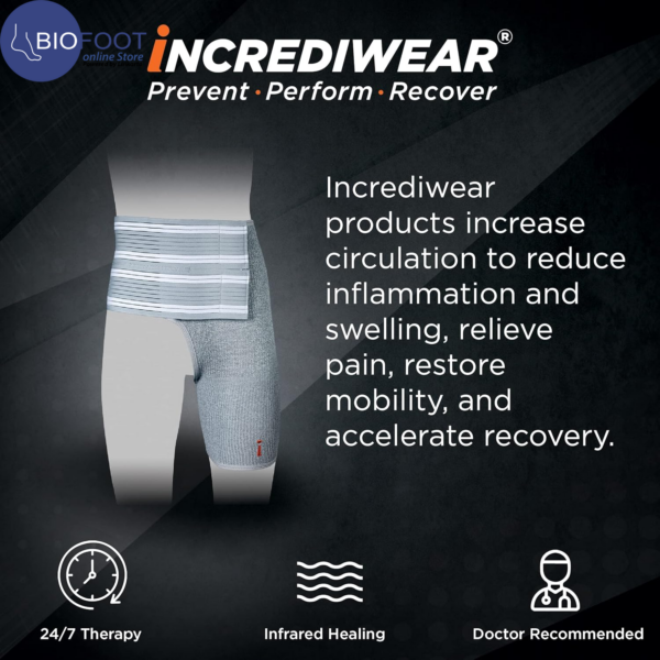 Incrediwear Hip Brace – Hip Brace for Women and Men, Supports Hip Pain Relief and Aids Hip Injury Recovery, Designed for Support, Comfort, & Mobility for Left and Right Hip - Image 4