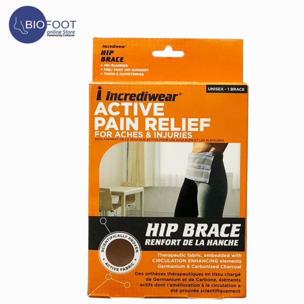 Incrediwear Hip Brace – Hip Brace for Women and Men, Supports Hip Pain Relief and Aids Hip Injury Recovery, Designed for Support, Comfort, & Mobility for Left and Right Hip