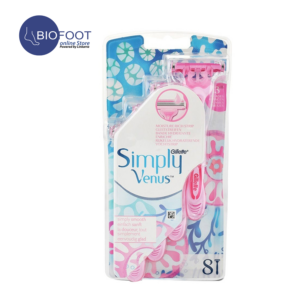 Gillette Simply Venus Simply Smooth 3 Blades 8 Razor